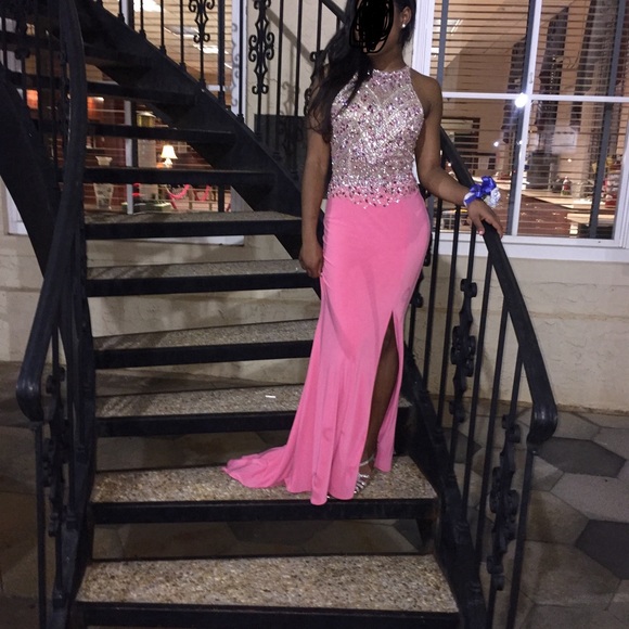 PINK PROM GOWN